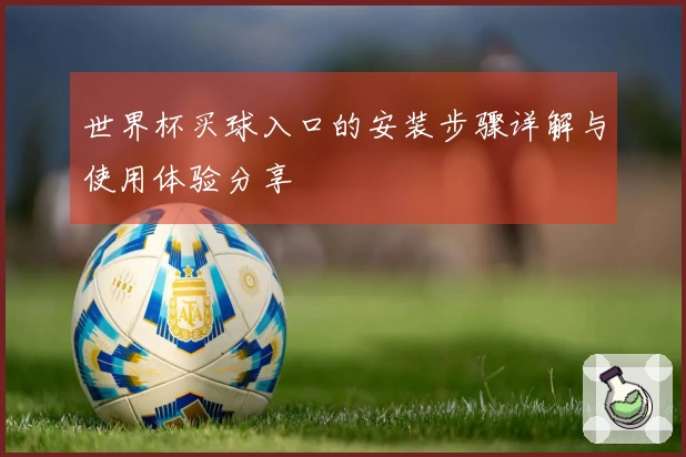 世界杯买球入口的安装步骤详解与使用体验分享